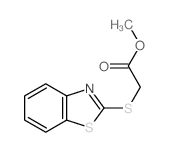 Acetic acid,2-(2-benzothiazolylthio)-, methyl ester picture