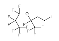 1,1,1,2-Tetrafluoro-2-(heptafluoropropoxy)-4-iodobutane结构式