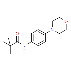 2,2-DIMETHYL-N-(4-MORPHOLINOPHENYL)PROPANAMIDE structure