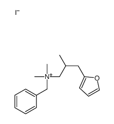 benzyl-[3-(furan-2-yl)-2-methylpropyl]-dimethylazanium,iodide结构式