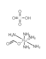 Ruthenium(2+), pentaammine(formato-O)-, (OC-6-22)-, diperchlorate (9CI) Structure
