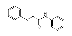 Acetamide, N-phenyl-2-(phenylamino) Structure