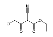 4-Chloro-2-cyano-3-oxobutanoic acid ethyl ester Structure