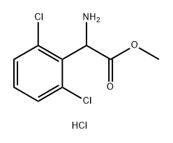 methyl 2-amino-2-(2,6-dichlorophenyl)acetate hydrochloride Structure