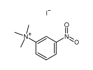 N,N,N-trimethyl-3-nitroanilinium iodide结构式