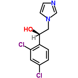 (R)-1-(2,4-dichlorophenyl)-2-(1H-imidazol-1-yl)ethanol结构式
