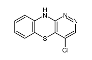4-chloro-10H-benzo[b]pyridazino[3,4-e][1,4]thiazine结构式