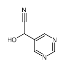 5-Pyrimidineacetonitrile, alpha-hydroxy- (9CI) Structure