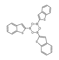 tris((2-benzo{b}thienyl)boroxine)Tris((2-benzo{b}thienyl)boroxin) Structure