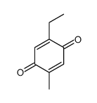 2-ethyl-5-methylcyclohexa-2,5-diene-1,4-dione Structure