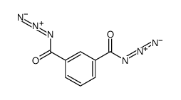 1,3-Benzenedicarboxylic acid diazide structure