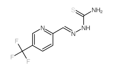 Hydrazinecarbothioamide,2-[[5-(trifluoromethyl)-2-pyridinyl]methylene]- Structure