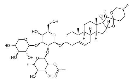 3-O-[α-L-rhamnopyranosyl-(1-2)-[β-D-xylopyranosyl-(1-3)]-β-D-glucopyranoside picture