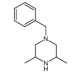 1-Benzyl-3,5-dimethylpiperazine结构式