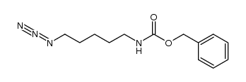 1-azidopentane-5-(N-benzyloxycarbonyl)amine Structure