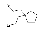 1,1-bis(2-bromoethyl)cyclopentane结构式