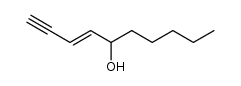 3(E)-decen-1-yn-5-ol Structure