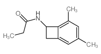 N-(3,5-Dimethylbicyclo[4.2.0]octa-1,3,5-trien-7-yl)propanamide结构式