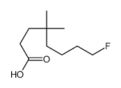 8-Fluoro-3,3-dimethyloctanoic acid Structure