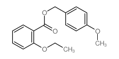 (4-methoxyphenyl)methyl 2-ethoxybenzoate结构式