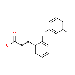 3-[2-(3-Chlorophenoxy)phenyl]acrylic acid picture