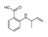 Benzoic acid, 2-[(1-methyl-2-propenyl)amino]- (9CI) structure