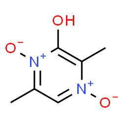 Pyrazinol,3,6-dimethyl-,1,4-dioxide (9CI)结构式