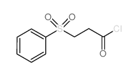 3-(Phenylsulfonyl)propanoyl chloride structure