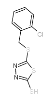 5-(2-氯苯甲基硫代)-2-巯基-1,3,4-噻二唑结构式