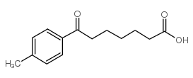 7-(4-methylphenyl)-7-oxoheptanoic acid structure