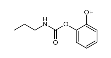 N-Propyl-carbamidsaeure-(2-hydroxyphenyl)-ester结构式