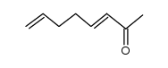 Octa-3,7-dien-2-on Structure