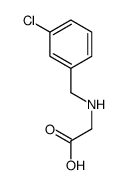 (3-Chloro-benzylamino)-acetic acid structure