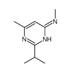 4-Pyrimidinamine,N,6-dimethyl-2-(1-methylethyl)-(9CI)结构式