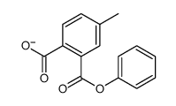 4-methyl-2-phenoxycarbonylbenzoate Structure