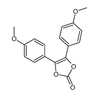 4,5-bis(4-methoxyphenyl)-1,3-dioxol-2-one Structure