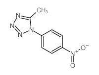 1H-Tetrazole,5-methyl-1-(4-nitrophenyl)-结构式