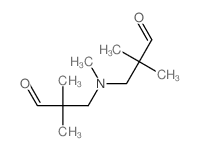 3-[(2,2-dimethyl-3-oxo-propyl)-methyl-amino]-2,2-dimethyl-propanal Structure