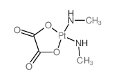 Platinum, (ethanedioato(2-)-O,O)bis(methanamine)-, (SP-4-2)- (9CI)结构式