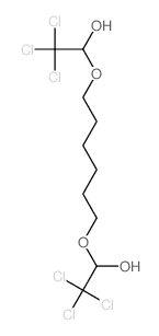 Ethanol,1,1'-[1,6-hexanediylbis(oxy)]bis[2,2,2-trichloro- (9CI) Structure