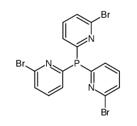 tris[2-(6-bromopyridyl)]phosphine结构式