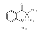 2,2-DIMETHYL-2'-THIOMETHYLPROPIOPHENONE结构式