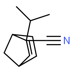 Bicyclo[2.2.1]hept-5-ene-2-carbonitrile, 2-(1-methylethyl)-, endo- (9CI) Structure