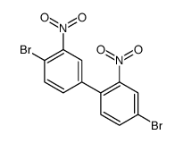1-bromo-4-(4-bromo-2-nitrophenyl)-2-nitrobenzene结构式