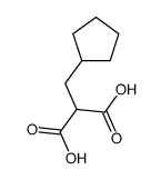 2-(cyclopentylmethyl)propanedioic acid结构式