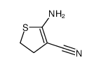 5-amino-2,3-dihydrothiophene-4-carbonitrile结构式