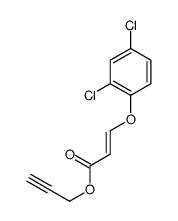 prop-2-ynyl 3-(2,4-dichlorophenoxy)prop-2-enoate Structure