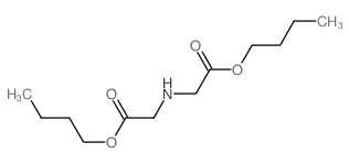 Glycine, N-(2-butoxy-2-oxoethyl)-, butyl ester Structure