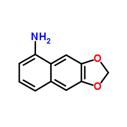 Naphtho[2,3-d][1,3]dioxol-5-amine结构式