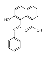 7-hydroxy-8-phenylazo-[1]naphthoic acid结构式